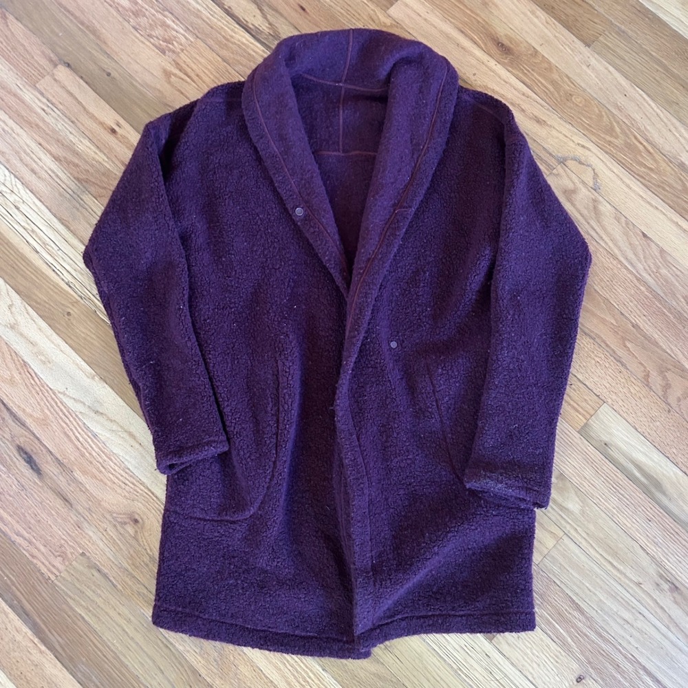 Lululemon Women's Purple Cardigan Sweater Cozy Womens Cardigan Lulu